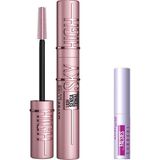 Vionna Maybelline New York Lash Sensational Sky High Maskara &mini Tattoo Liner Gel Pencil Makyaj Seti - 001 Brown