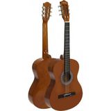 Vionna Midex CG-270BRW Brown Renk Klasik Gitar 4/4 Yetişkin Boy Sap Ayarlı Full Set - 3 Renk Sunburst