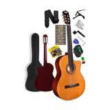 Vionna Midex CG-395YLX Klasik Gitar 4/4 Kesik Kasa Full Set - 3 Renk Sunburst