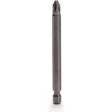 Vionna Ph2 100 mm 10 cm Manyetik Uzun Bits Bit Ucu Yıldız Tornavida Uç Derin Vidalama Için Çelik Cr-V Uç - Ahşap - Bej - Siyah