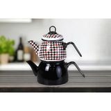 Vionna Pr Home Forte Black Mini Model Emaye Çaydanlık