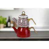 Vionna Pr Home Forte Red Mini Model Emaye Çaydanlık