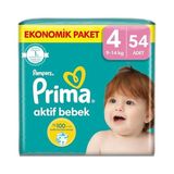 Vionna Prima Bebek Bezi Aktif Bebek 4 Beden 54 Adet Fırsat Paketi