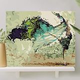 Vionna Sayılarla Boyama Tuval Seti 40X50 cm - Balerin, Fırça ve Boya Dahil - 1
