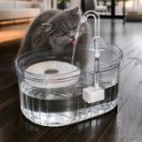 Vionna Şeffaf Otomatik Kedi Su Pınarı 2,3 L – Filtreli Ultra Sessiz Kedi Su Çeşmesi USB Bağlantılı Atapet