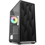 Vionna Sharkoon Kasa Mıd Tower Psusuz 4xfan Vk2 Rgb Black - 130 W