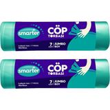 Vionna Smarter 2 Li Jumbo Boy Çöp Torbası 80X110CM (Çöp Poşeti) - Abanoz - 80 x 110 cm