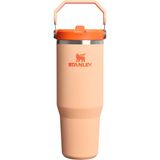 Vionna Stanley Iceflow Flip Straw Tumbler Pipetli Termos Su Şişesi 0.89 Litre - Orange Sherbet | Paslanmaz Çelik - Acı Yeşil