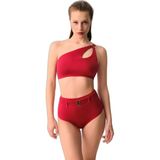 Vionna Suwen Tek Omuz Bikini Üst - 0 - Gold - 0 - 1 Yaş