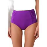 Vionna Suwen Yüksek Bel Pileli Bikini Alt - 0 - 1 Yaş - 0 Siyah