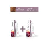 viored 2'li Colorart Tüp Saç Boyası 60 ml 7.43 Yoğun Parlak Bakır