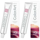 Vıored Color Art Profesyonel Tüp Saç Boyası 60 ml 6.77 Sıcak Çikolata (2 paketi)
