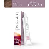Viored Colorart Tüp Boya 60 ml - 7.7 Işıltılı Kahve