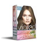 VİORED Viored Color Art 8.1 Küllü Açık Kumral Saç Boyası Bitkisel İçerik ile Amonyaksız Parlak Renk