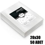 VI'ORIO 20X30 Tırtıklı Vakum Makinesi Poşeti 50 Adet Dayanıklı Yapı ile Gıda Saklama