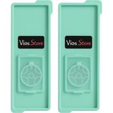Vios Store 2’li Silikon Buz Kalıbı – Sızdırmaz Kapaklı, Kolay Buz Çıkarma, 12 Gözlü, Esnek ve Yıkanabilir, Farklı Renk Seçenekli (Yeşil)