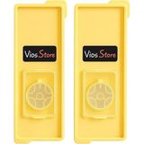 Vios Store 2’li Silikon Buz Kalıbı – Sızdırmaz Kapaklı, Kolay Çıkar, 12 Gözlü, Esnek Yapı, Yıkanabil