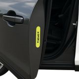 Vios Store Reflektif Araç Kapı Uyarı Stickerı 2'li Set – Gece Görünür Güvenlik Bandı | Yapışkanlı, Suya Dayanıklı, “OPEN” Yazılı | Kapı Açılınca Uyarı Etiketi – Sarı Renk