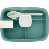 Vios Store Vakumlu Lunchbox Yemek Kabı – Sızdırmaz, Taşınabilir ve Sağlıklı Saklama Kutusu / Çatal Kaşık Bölmeli / Gıda Dostu (Yeşil) - 0,33 - 00-Siyah - Beyaz