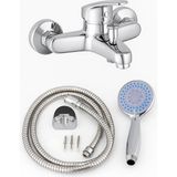 Viosa Banyo Bataryası Musluk Duş Seti 2'li Set 5 Yıl Garantili Dayanıklı Malzeme ile