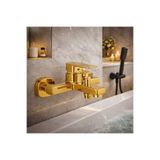 Viosa Gold Kare Banyo Bataryası Aç Kapa 5 Yıl Garantili Musluk