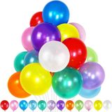 Vıp 100 Pcs Metallıc Multı Colors Balloon Vıp Kalıte Parlak Metalık Renklı Balon Helyum Gazı Uyumlu