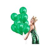 VIP 100 PCS SHINY METALLIC GREEN BALLOON VIP KALİTE PARLAK METALİK YEŞİL BALON HELYUM GAZI UYUMLUDUR