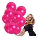 Vıp 100 Pcs Shıny Metallıc Pınk Balloon Vıp Kalıte Parlak Metalık Pembe Balon Helyum Gazı Uyumludur