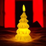 Vıp 3 Adet Titrek Yanan Noel Mumu Led Işıklı Yılbaşı Mumu Yılbaşı Ağacı Mumu Gün Işığı Led Işıklı