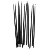 VIP 35 CM 8 PCS CHURCH BLACK CANDLES SİYAH ARINMA MUMU 35 CM 8 ADET SİYAH İNCE MUM SİYAH KİLİSE MUMU