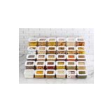 VİP AHMET 30lu Full Set Akrilik Saklama Kabı Erzak Kabı Seti 1700 1200 1000 700 Ve 250 Ml