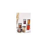 Vip Ahmet Kumsal Kare Saklama Kabı 6x1200 Ml Şeffaf Füme