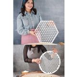 Vip Ahmet Pratik Altıgen ve Üçgen Mantı Kalıbı Hamur Kesme Aparatı Xl 40 cm 2'li Set