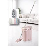 VİP AHMET Vipset Premium Tablet Mop Temizlik Seti (Temiz & Kirli Su Ayrımlı)+4'lü Yedek Bez +El Mopu