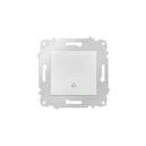 Vip Aydınlatma Ovivo Beyaz Zil Anahtarı Çerçevesiz 120 Adet ( Koli Bazında)