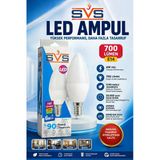 Vip Aydınlatma / Svs 6W E14 6500K Mum Buji Ampul - 10 Adet - 10'Lu Paket