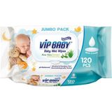 Vip Baby Bebiko Jumbo Pack Kremli Bebek Islak Mendil 120 Adet X4