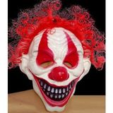 VIP BAD CLOWN HALLOWEEN HORROR MASK VIP CADILAR BAYRAMI KORKU MASKESİ SAÇLI KÖTÜ PALYAÇO MASKESİ
