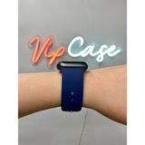 Vip Case 38mm-40mm-41mm 1 2 3 4 5 6 7 8 9 10 ve SE Serileri ile Uyumlu Apple Watch Silikon Kordon - Lacivert