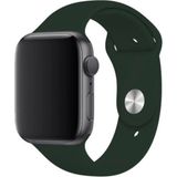 Vip Case 38mm-40mm-41mm 1 2 3 4 5 6 7 8 9 10 ve SE Serileri ile Uyumlu Apple Watch Silikon Kordon - Olive