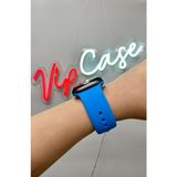 Vip Case 38mm-40mm-41mm 1 2 3 4 5 6 7 8 9 10 ve SE Serileri ile Uyumlu Apple Watch Silikon Kordon - Royal Blue