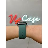 Vip Case 42mm-44mm-45mm 1 2 3 4 5 6 7 8 9 10 ve SE Serileri ile Uyumlu Apple Watch Silikon Kordon - Kaktüs Rengi