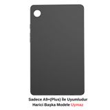Vip Case Galaxy Tab A9 Plus SM-X210 Tablet Kılıfı Yumuşak Soft Arka Siyah Silikon Kapak