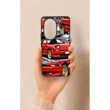 Vip Case Honor 200 Pro 5G Uyumlu Kırmızı Supra Desenli Silikon Kılıf