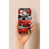 Vip Case Honor 600 Pro Uyumlu Kırmızı Supra Desenli Silikon Kılıf