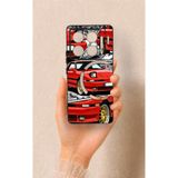 Vip Case Infinix Gt 20 Pro Uyumlu Kırmızı Supra Desenli Silikon Kılıf