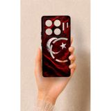Vip Case Infinix Gt 20 Pro Uyumlu Türk Bayrağı Desenli Silikon Kılıf, Siyah