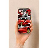Vip Case iPhone 14 Plus/15 Plus Uyumlu Kırmızı Supra Desenli Silikon Kılıf