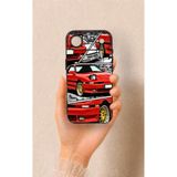Vip Case iPhone 17 Air Uyumlu Kırmızı Supra Desenli Silikon Kılıf