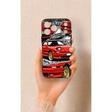 Vip Case iPhone 17 Pro Max Uyumlu Kırmızı Supra Desenli Silikon Kılıf